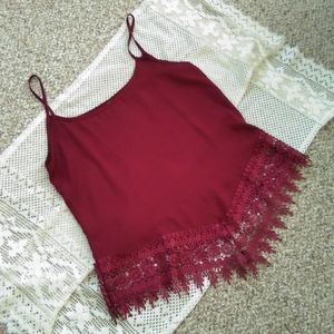 NELLA FANTASIA DRESSY and FLIRTY TANK TOP (sz M)